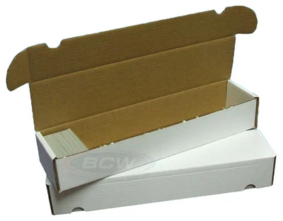 3 BCW 930 Count Cardboard Card Storage Boxes Sports Case Baseball Trading mtg - Image 1 of 4