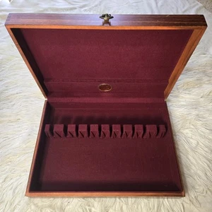 CASSETTA POSATE LEGNO Argenteria Antiappannamento Posate Naken's Medium Legno - Foto 1 di 9