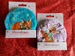 2 wunderschöne  Wärmekissen - Wintertiere im Weihnachtswald - Die Spiegelburg - Bild 1 von 3