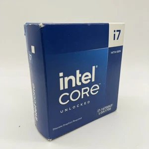Intel Core i7-14700KF Neu Gaming Desktop Prozessor 20 Kerne BX8071514700KF - Bild 1 von 3