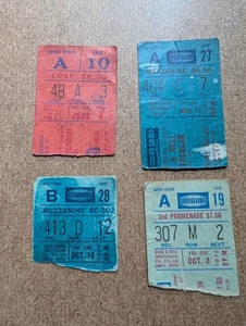 4 Rock& Roll Spectacular Tickets Stubs At Madison Square Garden - Picture 1 of 3