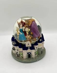 Vintage Disney "Beauty And The Beast" Musical Snow Globe-1991 - Picture 1 of 4