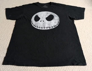 Nightmare Before Christmas Unisex Adult X Large Black Cotton Graphic T Shirt 23 - Picture 1 of 4