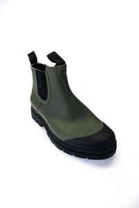 Everlane Womens Rubber Rain Boots Green 7 LL19LL - Picture 1 of 4