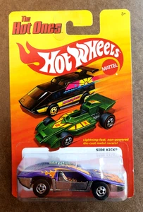 2011 Hot Wheels SIDE KICK Purple THE HOT ONES SERIES 1:64 Black Wall 5SP #W1554 - Picture 1 of 17