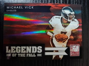 2011 Donruss Elite Michael Vick Legends Of The Fall Black /99 #17 Eagles - Bild 1 von 2