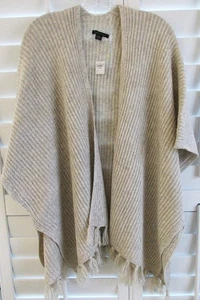 American Eagle (Neu mit Etikett) Damen Poncho/Cape Pullover mit Fransen Einheitsgröße - Bild 1 von 6
