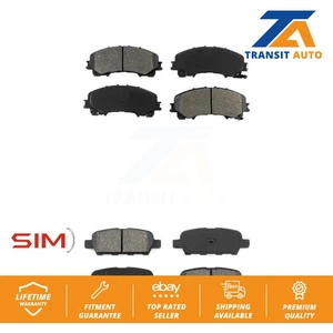 Front Rear Semi-Metallic Brake Pads Kit For Nissan Rogue INFINITI QX50 - Picture 1 of 9