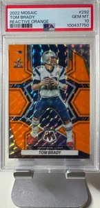 Mosaico Panini 2022 - Jugador Más Valioso del Super Bowl Tom Brady #292 mosaico fluorescente naranja... - Imagen 1 de 2