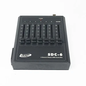Elation Professional SDC-6 DMX Controller 6 Channel 6CH Desk Lighting Batt/Wired - Picture 1 of 6