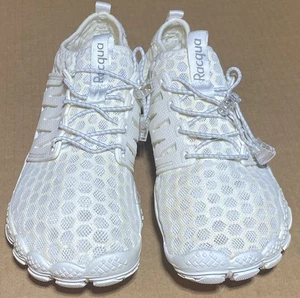 Racqua Wasserschuhe schnelltrocknend leicht Outdoor Barfuß Sport weiß Größe 9 - Bild 1 von 9