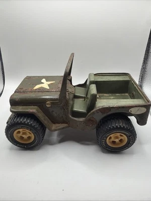 Jeep militar vintage Tonka Army/G-452-8/juguete de acero prensado años 60 Foto 1 de 4