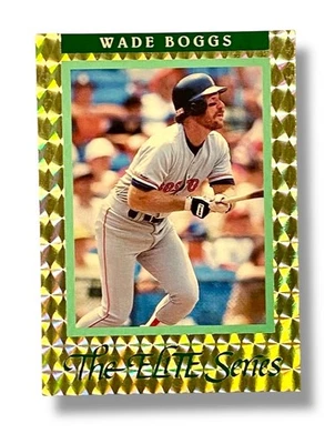 Leaf Wade Boggs The Elite Series Red Sox Legend 1991/10.000 bordes limpios raros!! Foto 1 de 2