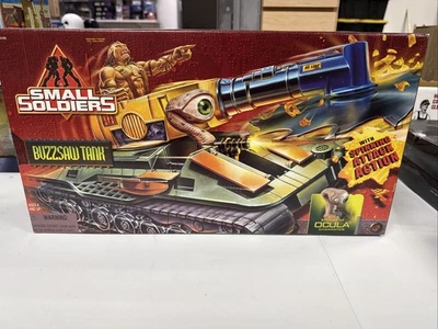 Small Soldiers 1998 Buzzsaw Tank con conjunto de figuras de acción Ocula nuevo CAJA ABIERTA Foto 1 de 3