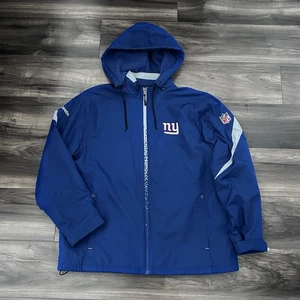 Reebok New York Giants Fleece Lined On Field Full Zip Jacket Men’s Size Large - Picture 1 of 10