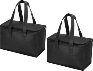 PATIKIL Insulated Reusable Grocery Bag, Food Delivery Tote Bag 8.3x5.5x6.7 - Picture 1 of 6