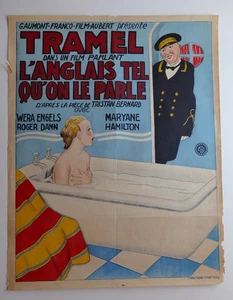 Anglais tel qu'on le parle Tramel Wera Engels affiche cinema originale 60x80 - Imagen 1 de 2