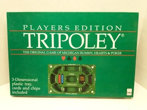 Vintage 1989 Tripoley Game Cadaco Players Edition Plastic Tray - Complete - Picture 1 of 7
