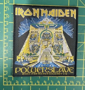 IRON MAIDEN POWERSLAVE WOVEN SEW ON PACKED PATCH OFFICIALLY LICENSED PATCH - Picture 1 of 8