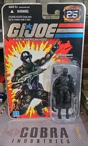 GI JOE ~ 2008 OJOS DE SERPIENTE ~ 25 aniversario ~ MOC COMANDO 1982 TARJETA DE ARTE - Imagen 1 de 4