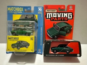 Matchbox Collectors & Moving Parts - 1965 Volkswagen Type 3 Fastback - Green Lot - Picture 1 of 7