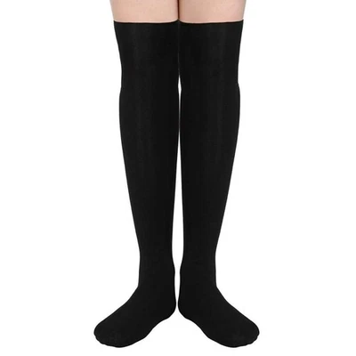 Mujeres Forradas de Vellón Invierno Térmico Cálido Calcetines Pantimedias Medias Medias Opacas Foto 1 de 4