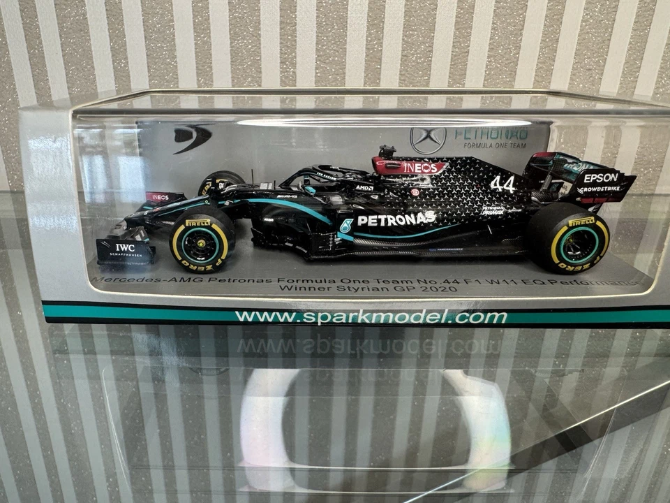 Spark 1:43 S6471 Mercedes AMG W11 Winner Styrian GP 2020 Lewis Hamilton #44 - Immagine 1 di 4