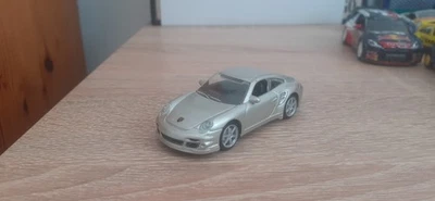 Porsche 911 Turbo (1/64) Grey - Burago - Photo 1/4