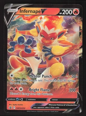 Infernape V SWSH252 Promo Pokemon SWSH: Sword & Shield Promo Cards - Image 1 of 2