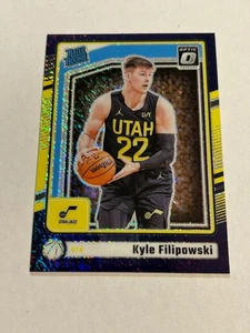 2024-25 Donruss Optic Kyle Filipowski #300 Purple Shimmer Rated Rookie Jazz TN2 - Bild 1 von 2
