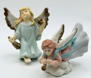 2 Homco Engel Figuren eine hängt als Ornament. (z354) - Bild 1 von 5