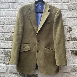 Chaqueta William Hunt Savile Row Moon Tweed 38r Lana Verde - Imagen 1 de 15