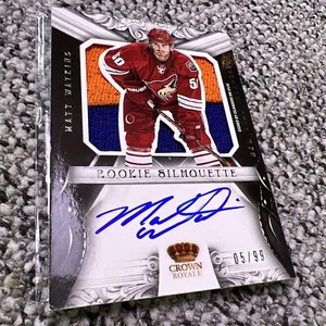 2012-13 Panini Rookie Anthology Firma Prime 5 di 99 Matt Watkins #82 RC - Foto 1 di 6