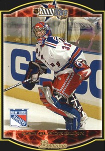 2002-03 Bowman YoungStars Rangers Hockey Card #131 Dan Blackburn