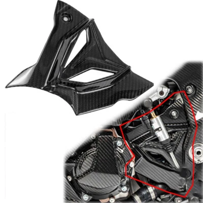 Protetor de tampa de roda dentada para BMW S1000RR 19-23 S1000R M1000R fibra de carbono - Imagem 1 de 4