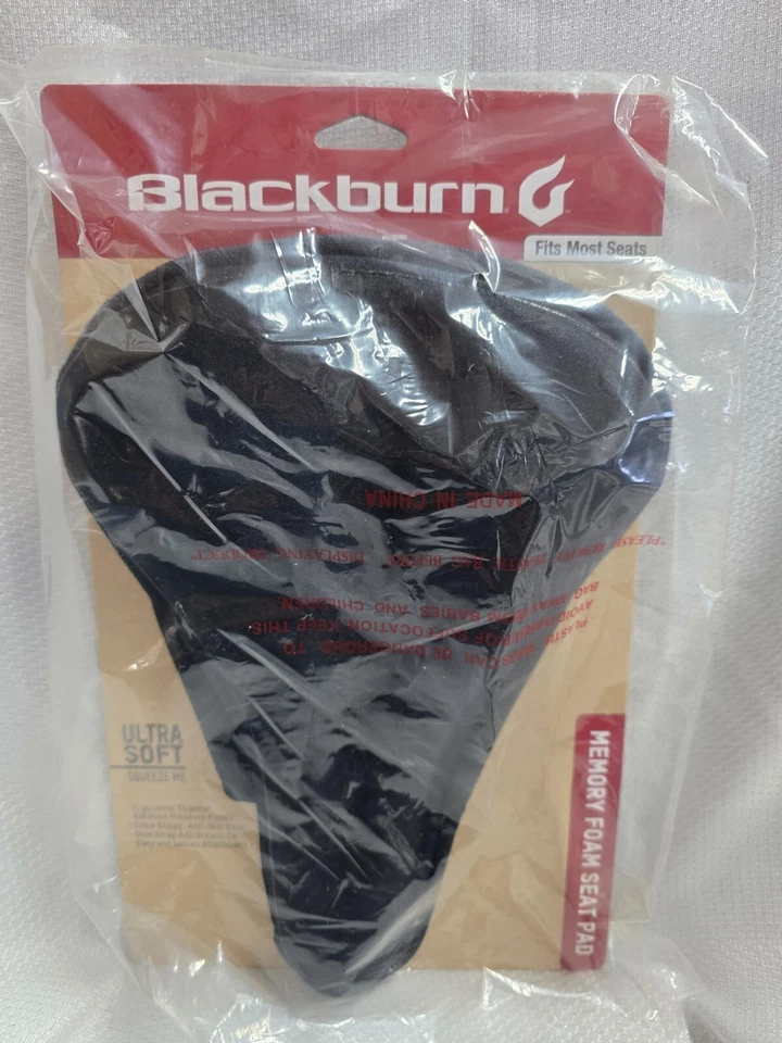 Blackburn 7132430 Memory Foam Bike Seat Pad Black