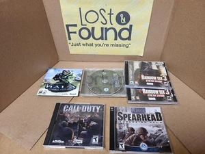 Lot of 5 PC Games "Halo/Rainbow Six 3/Spearhead/Call of Duty/Battlefield 1942" - Picture 1 of 7