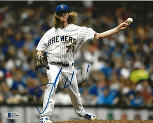 Josh Hader signed Milwaukee Brewers 8x10 photo autographed BAS Beckett - Picture 1 of 2