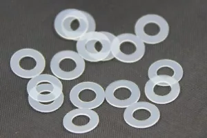 14x m6 nylon washers for Ducati 1/4 rpm dzus buttons fairing bolts 6mm - Picture 1 of 3