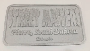 Street Masters Pierre South Dakota Original Hot Rod Car Club Plaque Rare NOS - Picture 1 of 2