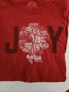 Life Is Good S/S T-Shirt, Burgund, Damen XL - Bild 1 von 2