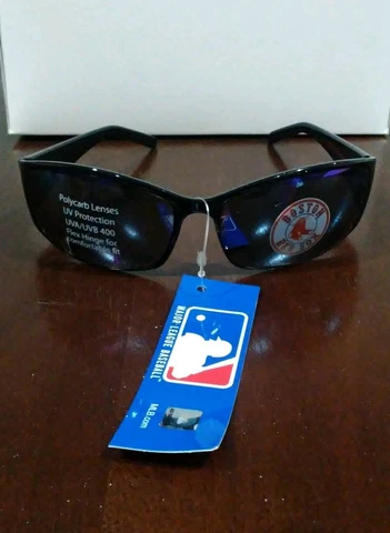 New MLB Boston Red Soxs Dark Blue Solid Sunglasses -PMJS Cover