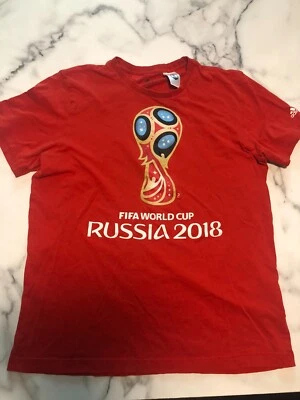 Adidas Mens M Russia 2018 FIFA World Cup Officially Licensed Red T-Shirt - Image 1 of 4