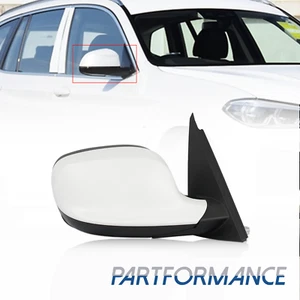 For 2011-2014 BMW X3 White Right Passenger Mirror Heated Side View - Picture 1 of 11