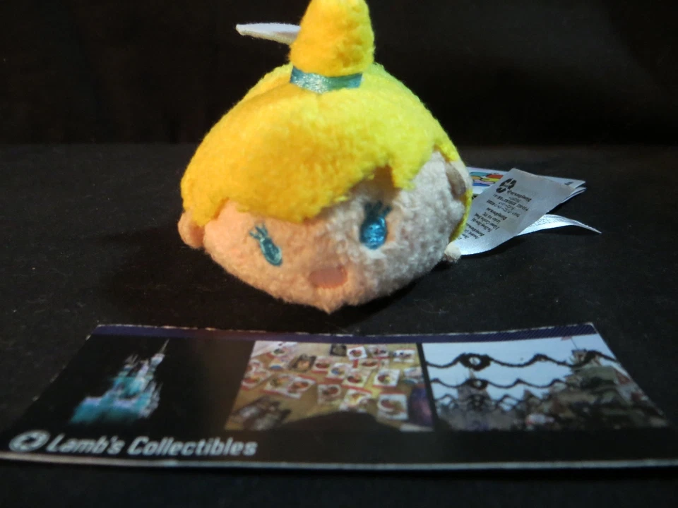 Disney Store Authentic USA Tinker Bell Tsum Tsum Peter Pan 3.5" mini plush toy - Image 1 of 4