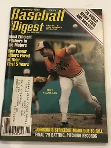 1980 Baseball Digest: Mike Flanagan - Baltimore Orioles - Picture 1 of 2