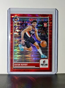 Rayan Rupert 2023-24 Panini Premium NBA Hoops #155 Rookie Red Pulsar Prizm - Picture 1 of 2