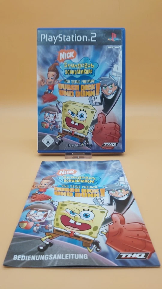 SpongeBob Schwammkopf & seine Freunde Durch dick und dünn PS2 - Bild 1 von 1