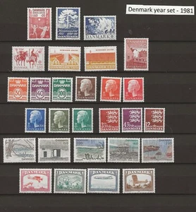 Denmark 1981 year set MNH - Picture 1 of 1