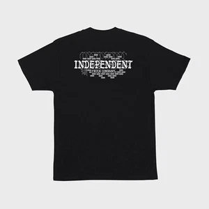 INDEPENDENT - Camiseta Indepenetenciaria Para Hombre - Negra - Camiseta Informal Manga Corta - Imagen 1 de 2